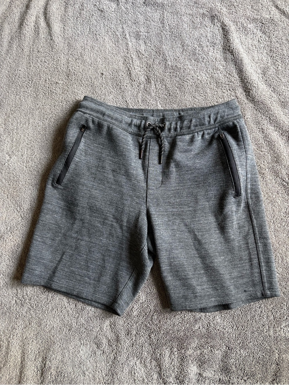 urban pipeline Men's Charcoal Heather Athletic Drawstring Shorts